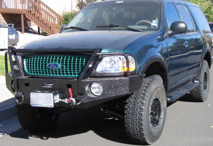 Ford Expedition 1997 - 2002 Front Bumper # FdExpiF97